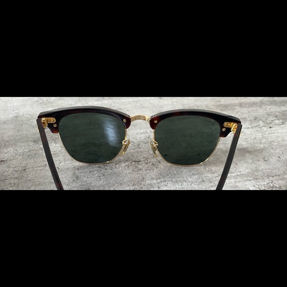 Like new, Ray-Ban “Clubman” sunglasses with case.  Only worn a few times. - Picture 3 of 4